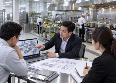 Dịch vụ tư vấn thiết kế bếp ăn công nghiệp
