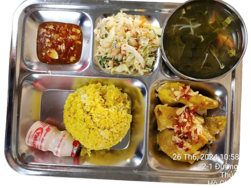 Xuất ăn mẫu của Hưng Thịnh Foods